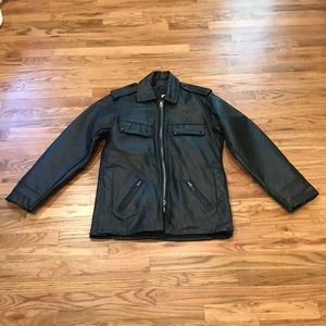 Vintage Taylor’s Leather Police Jacket Men’s 38L